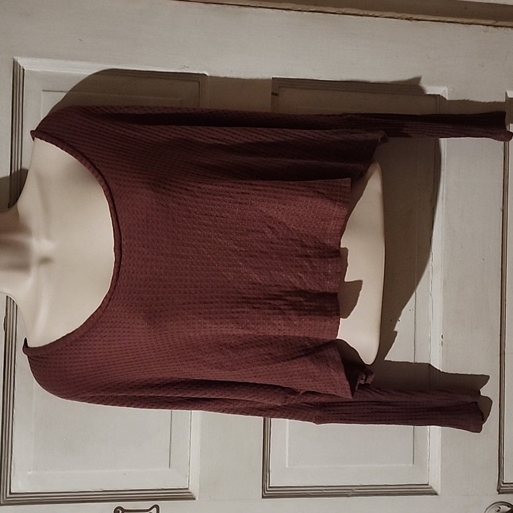 Juniper Blu XS Long Sleeve Crop Top